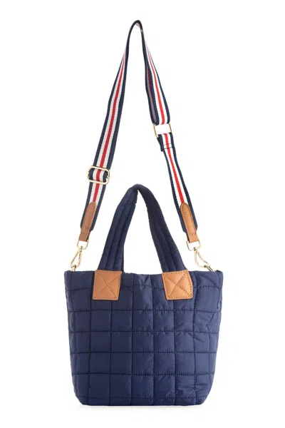 Shiraleah Women's Ezra Mini Tote Cross-body Bag In Navy In Blue