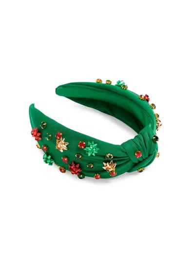Shiraleah Women's Gift Bow Knotted Headband In Green