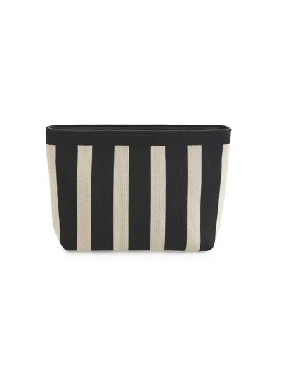 Shiraleah Women's Isla Zip Pouch In Black In White