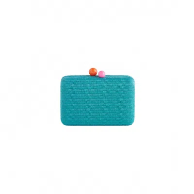 Shiraleah Women's June Minaudiere Bag In Aqua In Blue