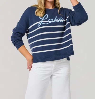Shiraleah Women's Lake Relaxed Fit Sweater In Navy In Blue