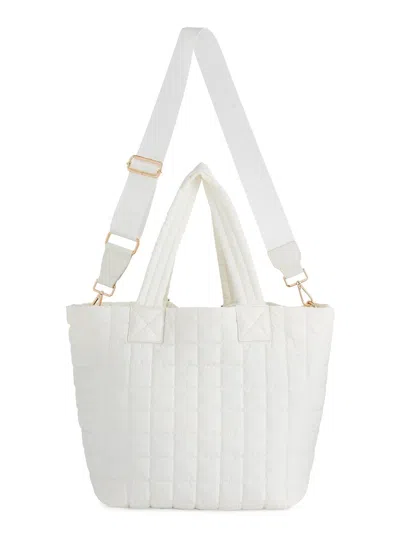 Shiraleah Women's Logan Tote Bag In Pearl In White