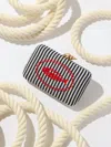 Shiraleah Icon Clutch In White