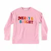 Shiraleah Women's Merry Bright Sweatshirt In Pink In Pink