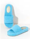 Shiraleah Women Pool Slides In Turquoise In Blue