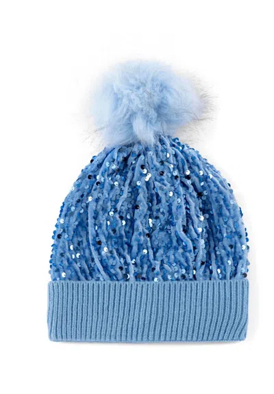 Shiraleah Women's Sequin Beanie In Blue