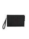 Shiraleah Women's Soleil Perforated Wristlet In Black In Black