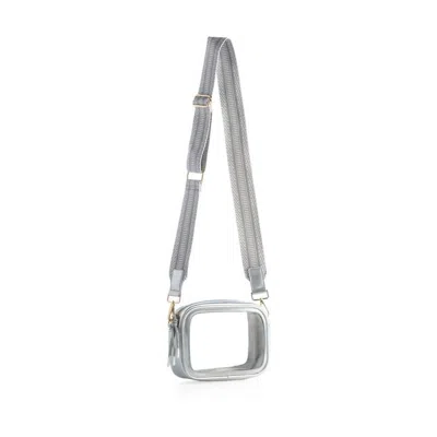 Shiraleah Women's Spectator Clear Crossbody Bag In Silver