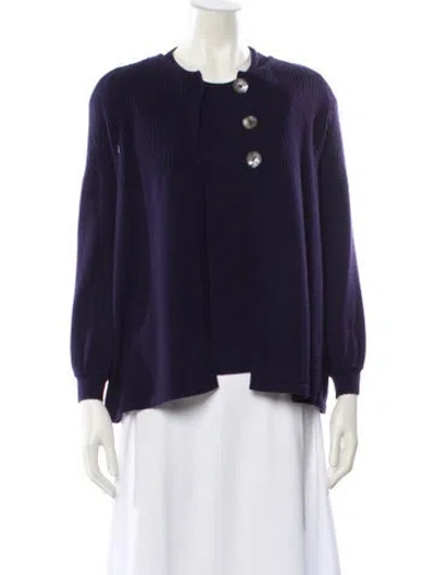 Pre-owned Shirin Guild Cashmere Crew Neck Sweater In Purple