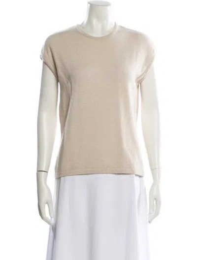 Pre-owned Shirin Guild Cashmere Crew Neck Sweater W/ Tags In Neutral
