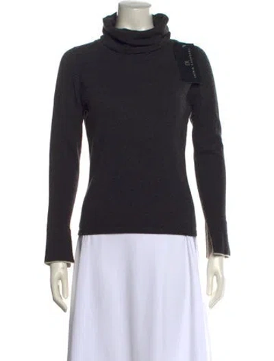 Pre-owned Shirin Guild Cashmere Turtleneck Sweater W/ Tags In Black