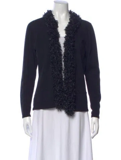 Pre-owned Shirin Guild Cashmere V-neck Sweater In Blue