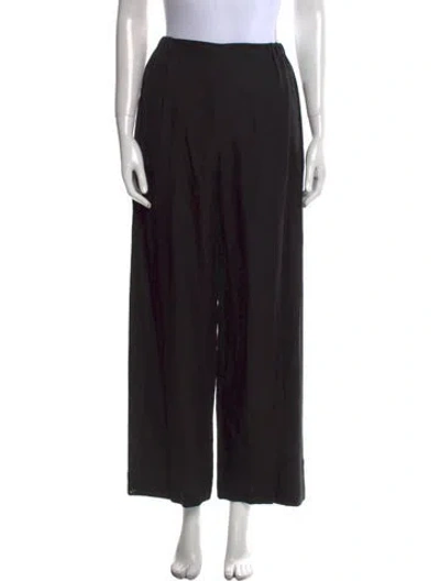 Pre-owned Shirin Guild Linen Wide Leg Pants W/ Tags In Black