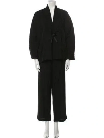 Pre-owned Shirin Guild Vintage 1990's Pantsuit In Black