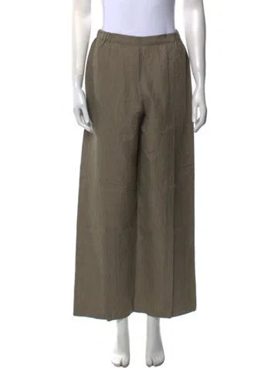 Pre-owned Shirin Guild Vintage Wide Leg Pants W/ Tags In Gray