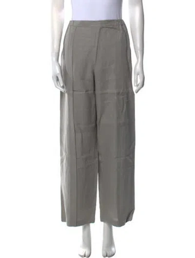 Pre-owned Shirin Guild Vintage Wide Leg Pants W/ Tags In Gray
