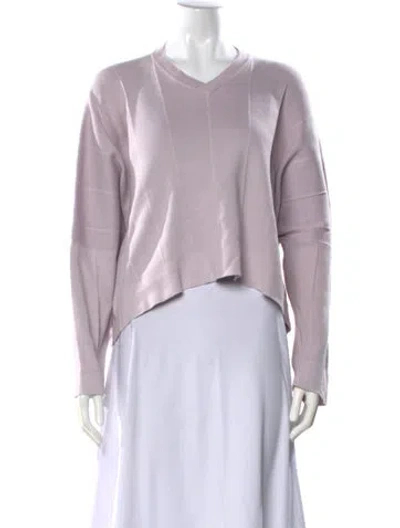 Pre-owned Shirin Guild V-neck Sweater In Purple