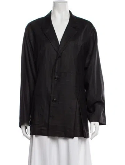 Pre-owned Shirin Guild Wool Blazer In Gray