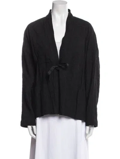 Pre-owned Shirin Guild Wool Jacket In Black