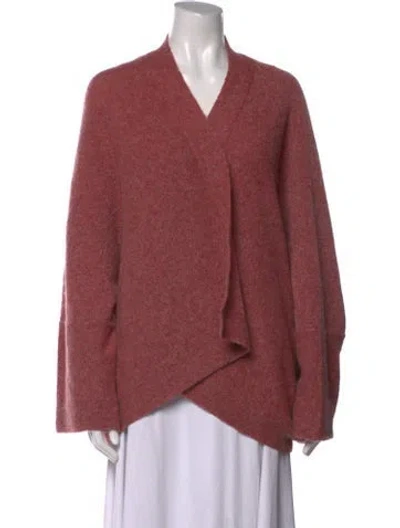 Pre-owned Shirin Guild Wool V-neck Sweater In Pink