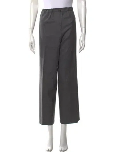 Pre-owned Shirin Guild Wool Wide Leg Pants In Gray