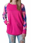 Shirley Stone Tie Dye Pocket Tunic In Pink In Pink