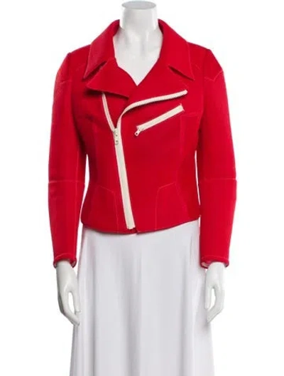 Pre-owned Shirò Biker Jacket In Red