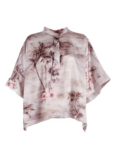 Shirt A Porter Casacca Seta Coreana In Multi