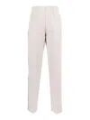 Shirt A Porter Tailored Flare Pants With Contrasting Piping Detail In Orange