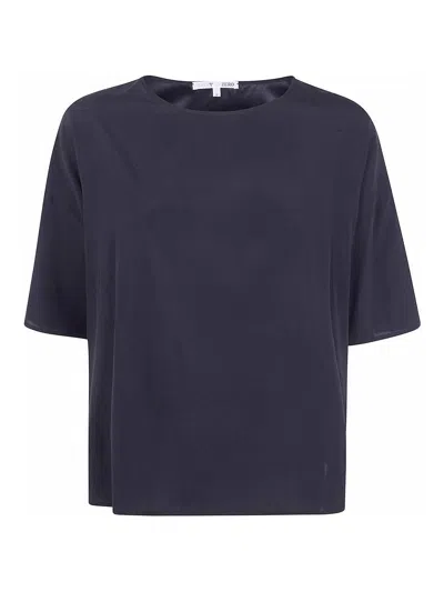 Shirt C-zero 3/4 Sleeves Squared Fit T-shirt In Black