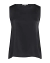 Shirt C-zero Woman Top Black Size L Silk, Elastane