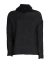 Shirt C-zero Woman Turtleneck Charcoal Size M Wool In Grey