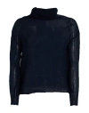 Shirt C-zero Woman Turtleneck Midnight Blue Size Xs Wool