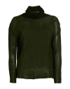 Shirt C-zero Woman Turtleneck Military Green Size M Wool