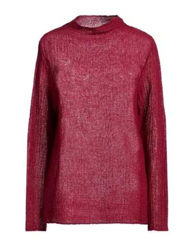 Shirt C-zero Woman Cardigan Brick Size Xl Wool In Red