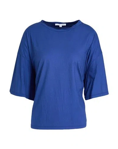 Shirt C-zero Woman T-shirt Blue Size M Cotton