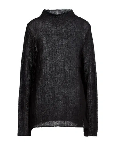 Shirt C-zero Woman Turtleneck Black Size Xl Wool