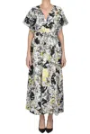 Shi.rt Milano Printed Cotton And Lined Dress In Multicoloured