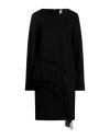 Shi.rt Milano Shi. Rt Milano Woman Mini Dress Black Size 8 Viscose, Polyamide, Elastane In Black