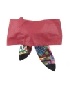 Shirtaporter Woman Belt Burgundy Size Onesize Polyurethane, Viscose