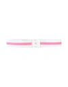 Shirtaporter Woman Belt White Size Onesize Cotton In White