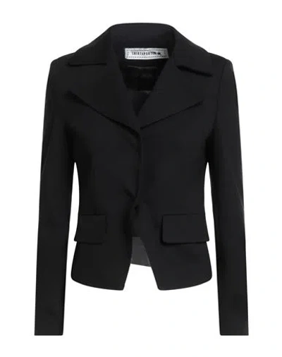 Shirtaporter Woman Blazer Black Size 2 Viscose, Nylon, Elastane
