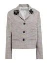 Shirtaporter Woman Blazer Navy Size 10 Polyester, Viscose, Elastane