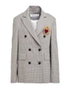 Shirtaporter Woman Blazer Navy Size 10 Polyester, Viscose, Elastane