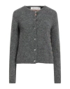 Shirtaporter Woman Cardigan Sand Size L Polyamide, Wool, Alpaca Wool, Elastane