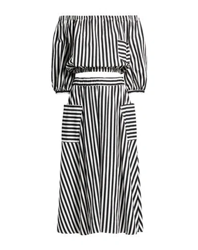 Shirtaporter Woman Co-ord Black Size 10 Viscose