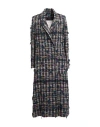 Shirtaporter Woman Coat Black Size 10 Virgin Wool, Polyester, Acrylic, Polyamide