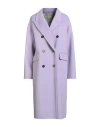 Shirtaporter Woman Coat Lilac Size 8 Wool, Polyester