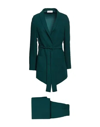 Shirtaporter Woman Co-ord Green Size 4 Polyester