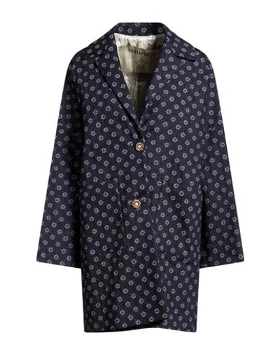 Shirtaporter Woman Denim Outerwear Blue Size 6 Cotton, Elastane
